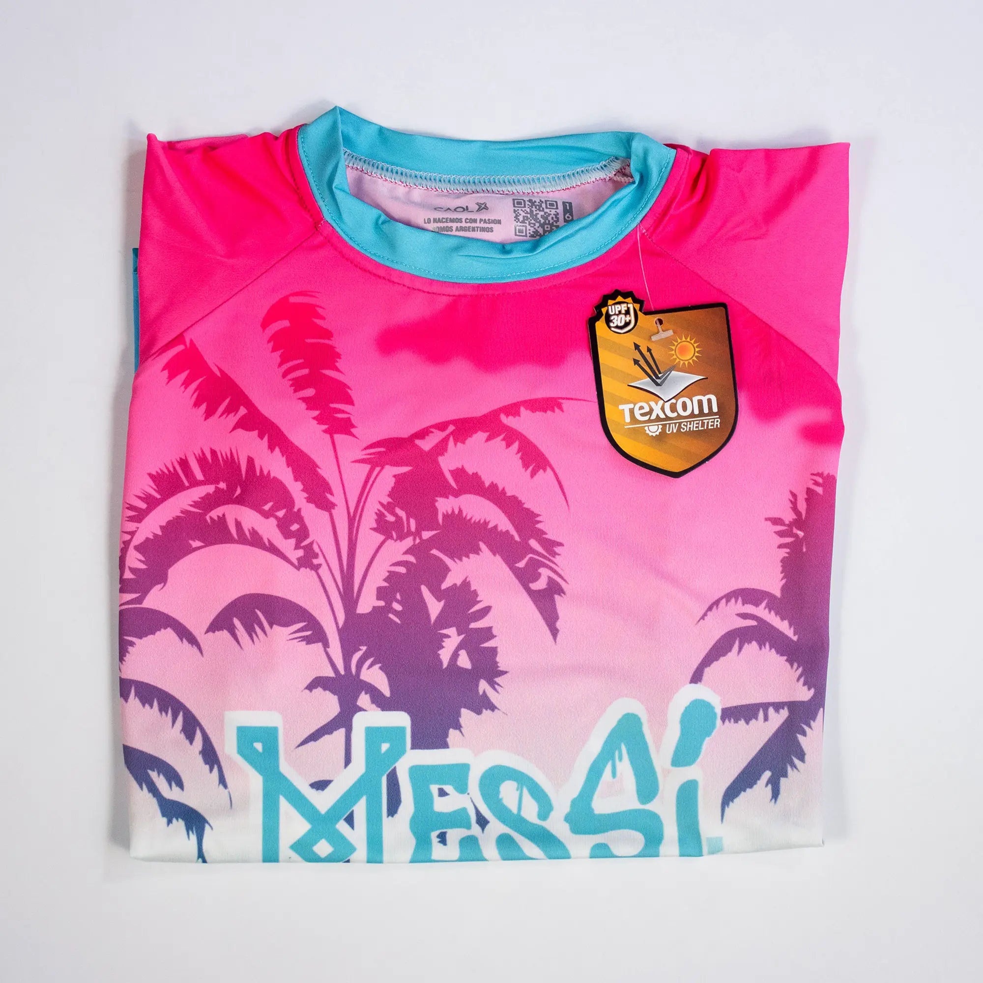 REMERA DE AGUA PARA NIÑOS - MESSI SUBLIMADA