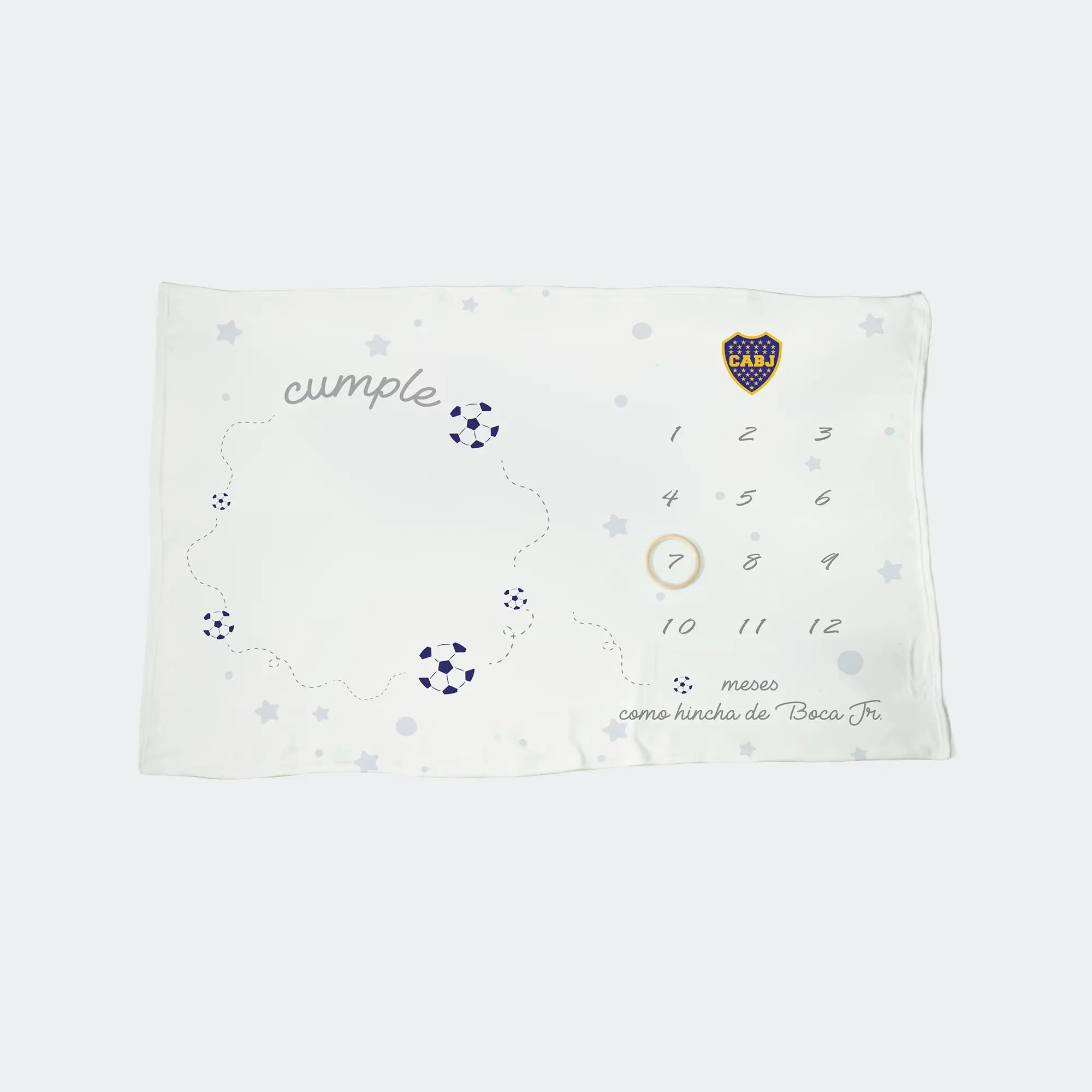 Manta De Crecimiento Mes A Mes Bebe Personalizada