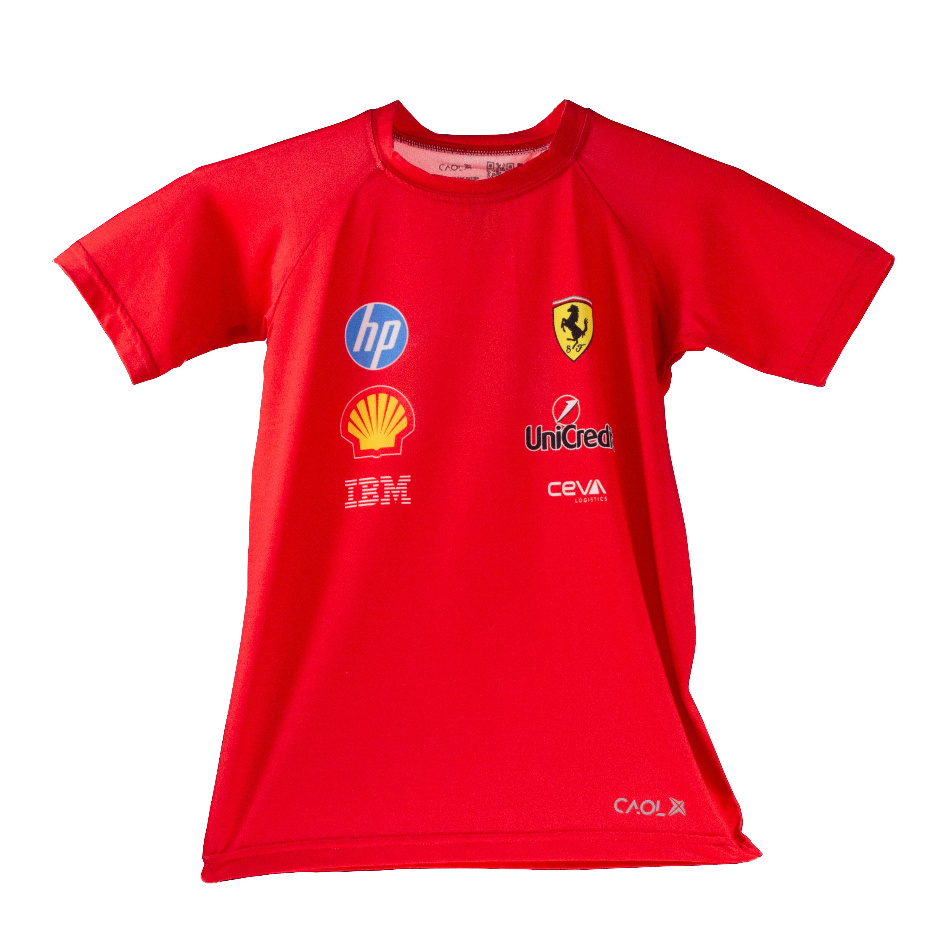REMERA DE AGUA PARA NIÑOS - FERRARI FORMULA 1 - PROTECCION UV30+