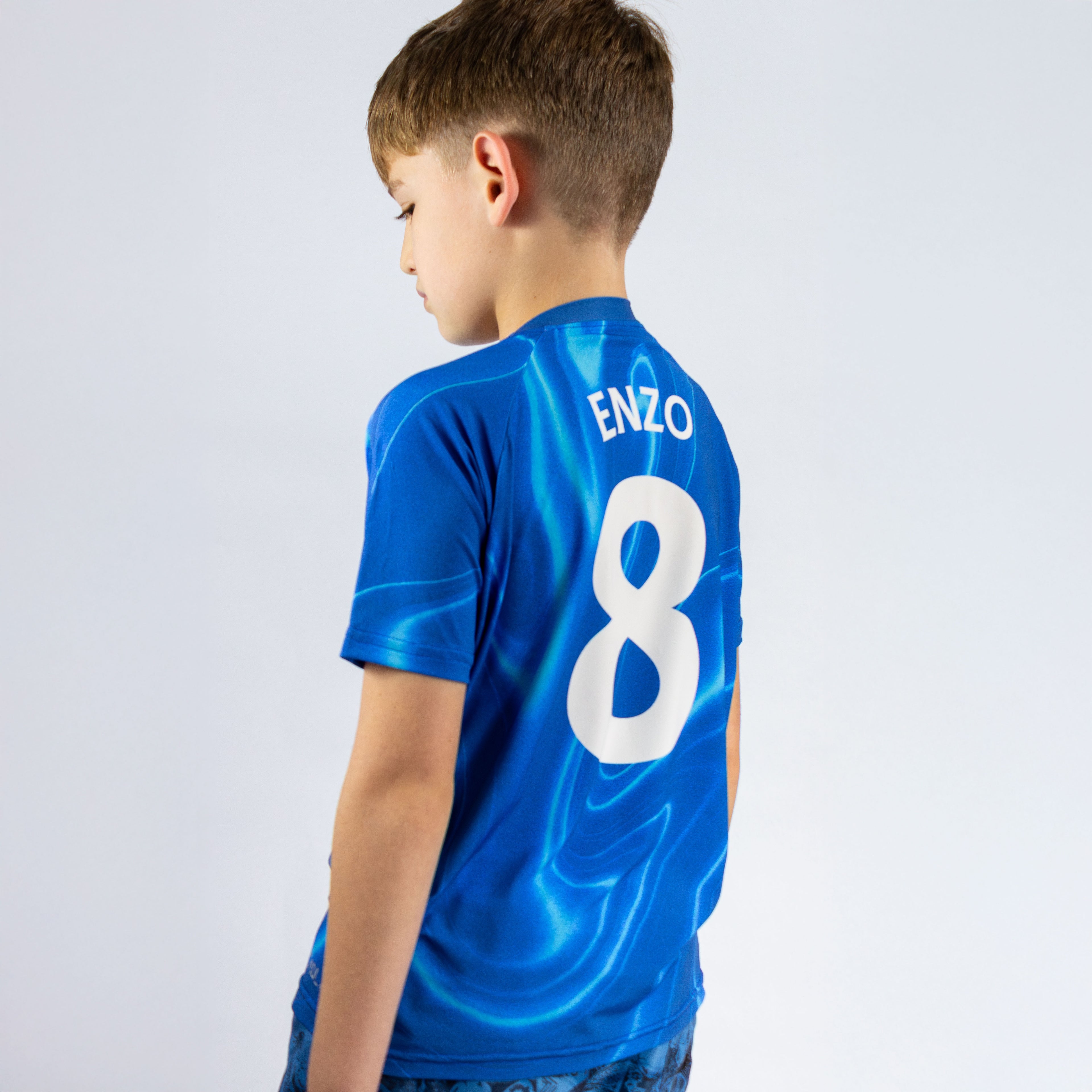 REMERA DE AGUA PARA NIÑOS - CHELSEA - ENZO FERNANDEZ