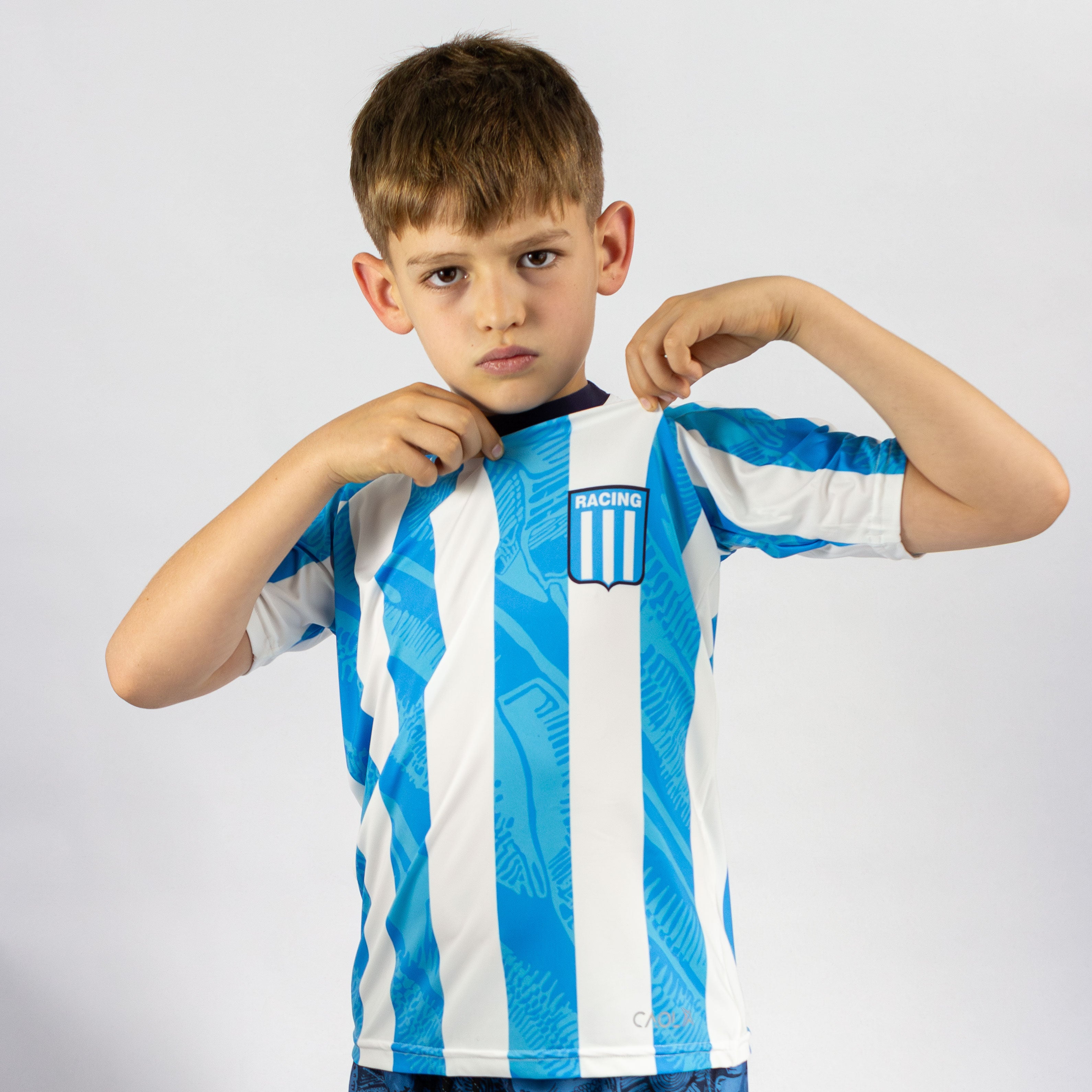 REMERA DE AGUA PARA NIÑOS - RACING CLUB