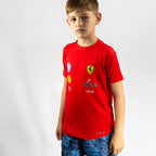 REMERA DE AGUA PARA NIÑOS - FERRARI FORMULA 1 - PROTECCION UV30+