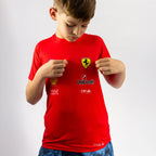 REMERA DE AGUA PARA NIÑOS - FERRARI FORMULA 1 - PROTECCION UV30+
