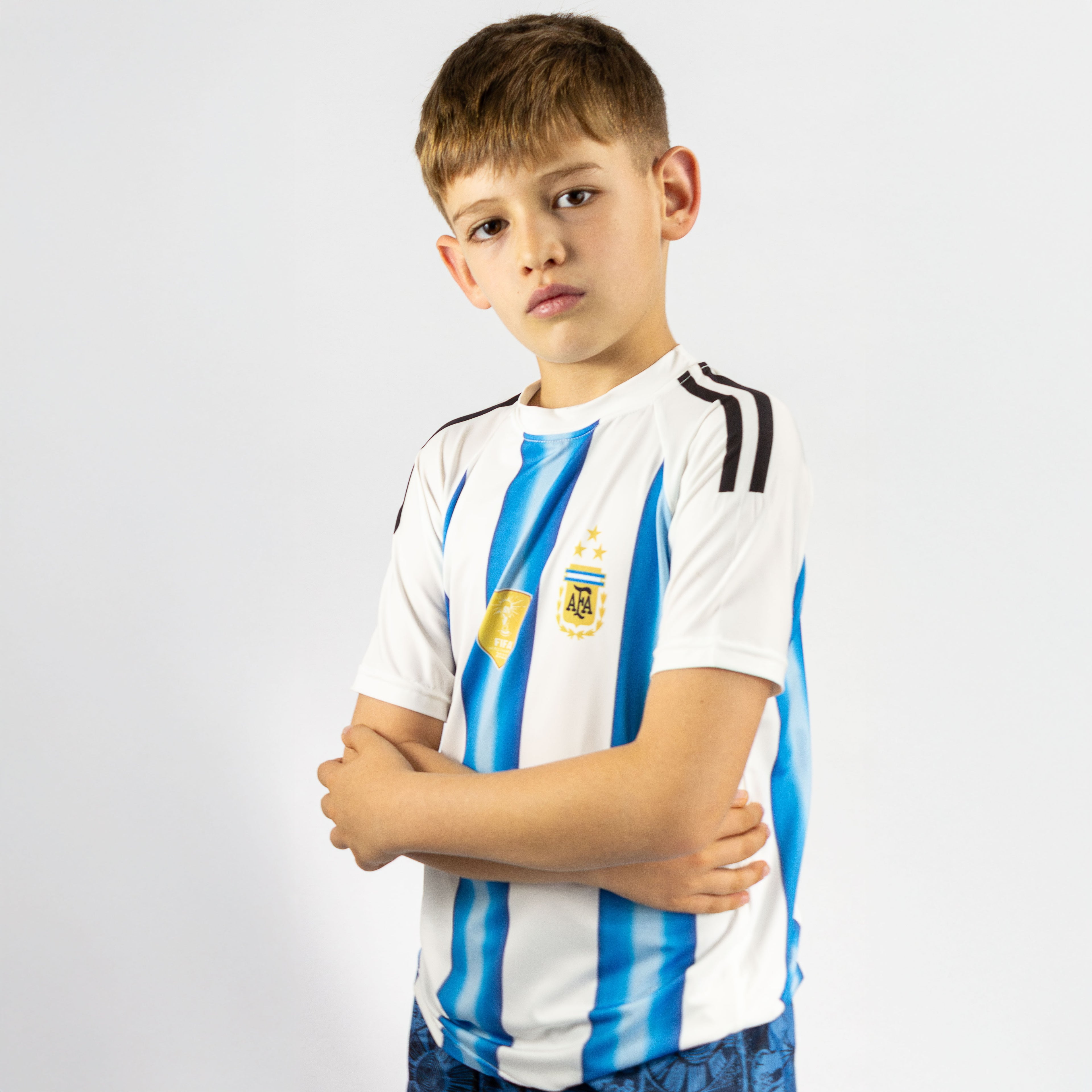 REMERA DE AGUA PARA NIÑOS - SELECCION ARGENTINA 2025 - MESSI