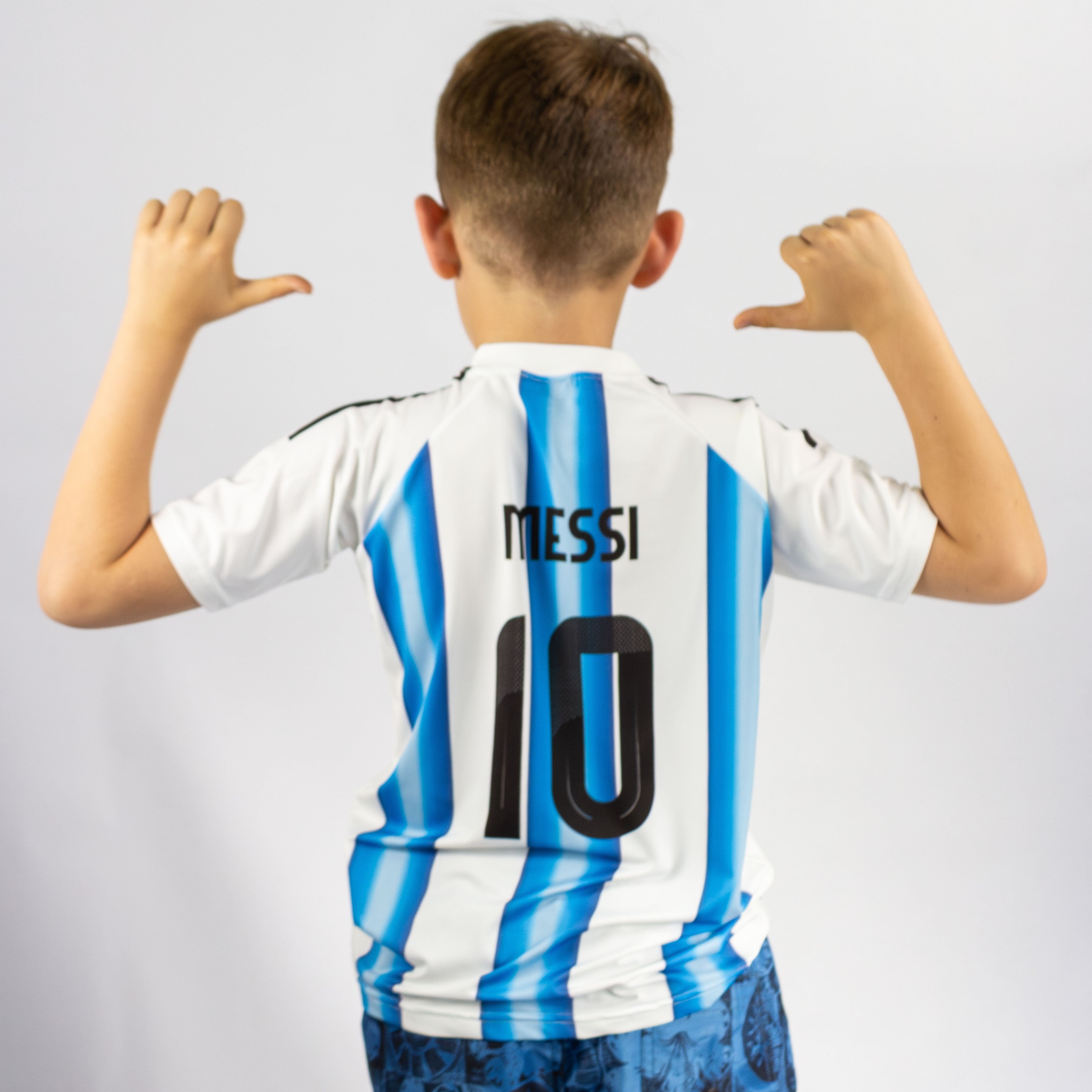REMERA DE AGUA PARA NIÑOS - SELECCION ARGENTINA 2025 - MESSI