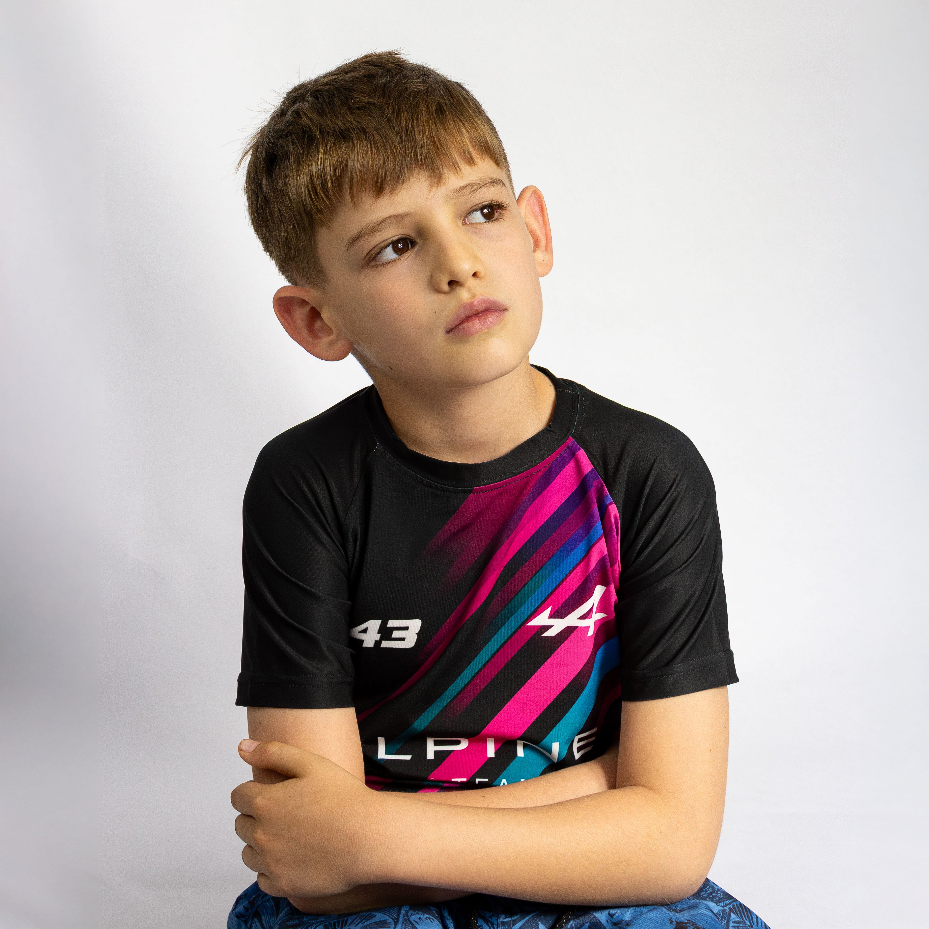 REMERA DE AGUA PARA NIÑOS - COLAPINTO - ALPINE - PROTECCION UV30+