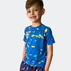 REMERA DE AGUA PARA NIÑOS - BOCA JRS. SUBLIMADA