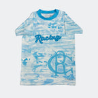 REMERA DE AGUA PARA NIÑOS - RACING CLUB SUBLIMADA
